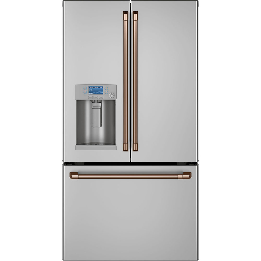Cafe-Refrigerador-27-8-cuft-acero-Inoxidable-CFE28TP2MS1-Frente-Jaladera-Dorada.jpg