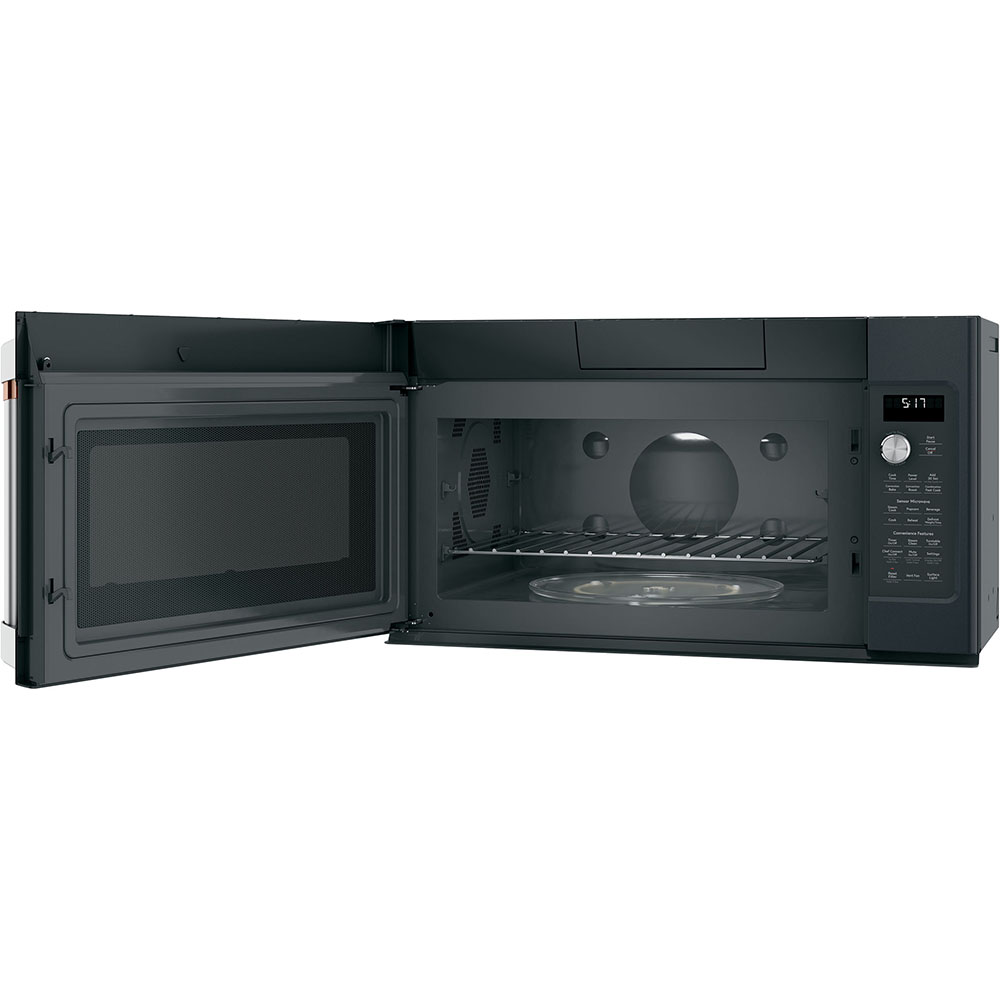 MIRCOWAVE-17CUFT-MATTE-BLACK-CVM517P3MD1-CAFE-OPEN.jpg